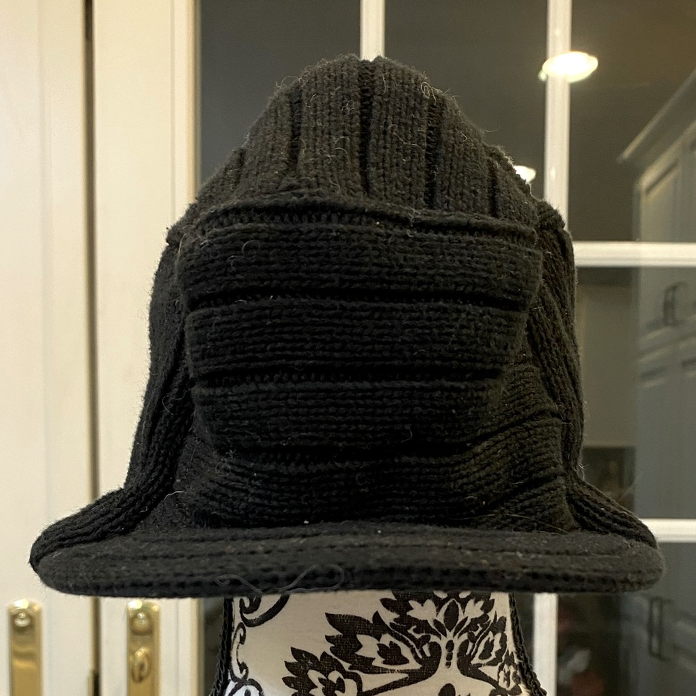 Baby Gap Size XS/S Black 100% Cotton Knit Brimmed Hat